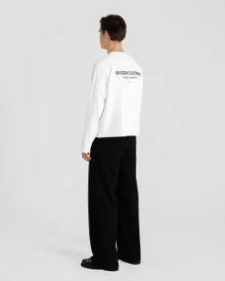 Everyday Essential Raglan Longsleeve White