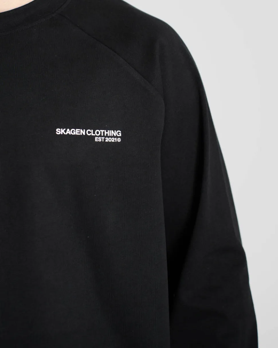 Everyday Essential Raglan Longsleeve Black