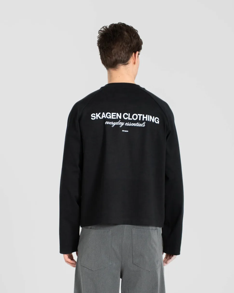 Everyday Essential Raglan Longsleeve Black