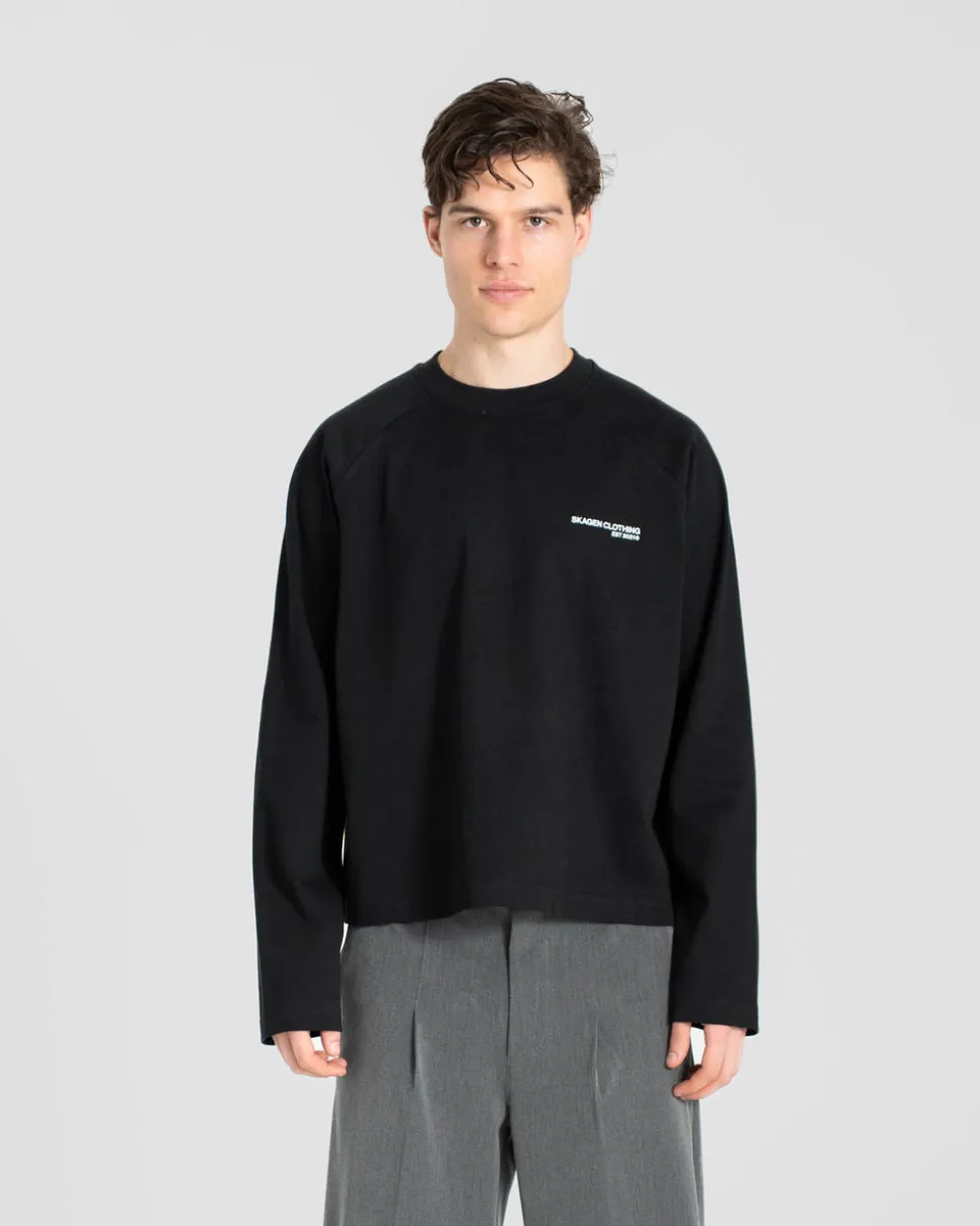 Everyday Essential Raglan Longsleeve Black