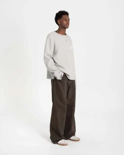 Extra baggy Denim Brown