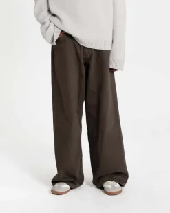 Extra baggy Denim Brown