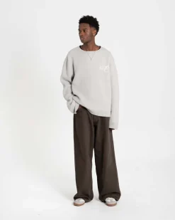 Extra baggy Denim Brown