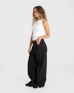 Extra Baggy Denim Jeans Black