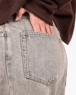 Extra Baggy Denim Jeans Rose Vintage Wash