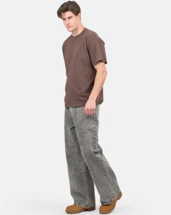 Extra baggy Denim Jeans Washed Grey