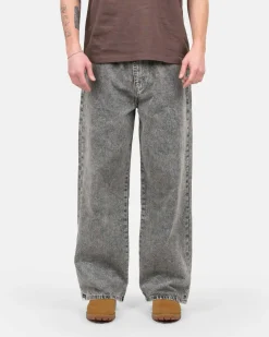 Extra baggy Denim Jeans Washed Grey