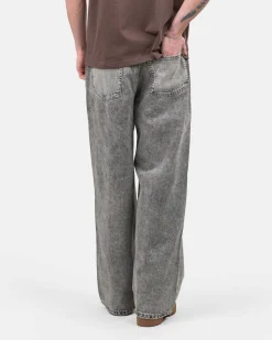 Extra baggy Denim Jeans Washed Grey