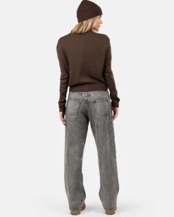 Extra Baggy Denim Jeans Washed Grey