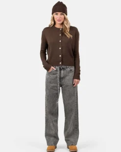 Extra Baggy Denim Jeans Washed Grey