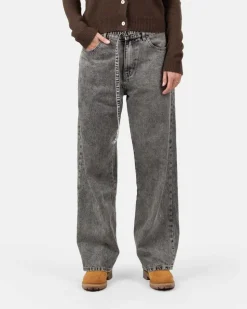 Extra Baggy Denim Jeans Washed Grey