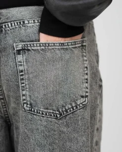 Extra Baggy Denim Jeans Washed Grey