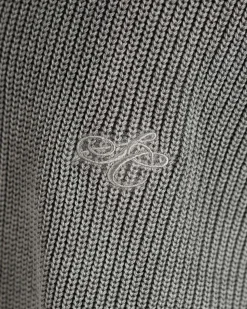 Fisherman Knit Washed Grey