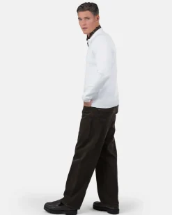 Half zip polo Hvid