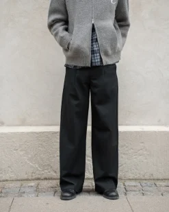 Half Zip Strik Brun