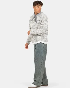 Heavy Knit Structured Grey