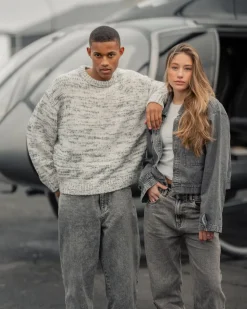 Heavy Knit Structured Grey