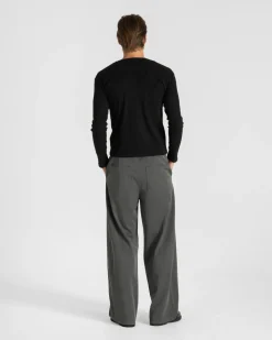 Henley Long Sleeve Black