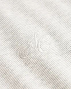Henley Long Sleeve Heather Grey