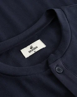 Henley Long Sleeve Navy