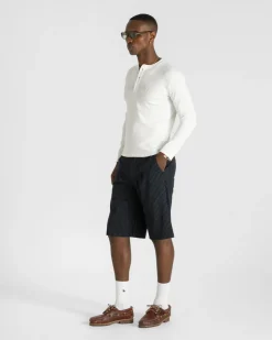 Henley Long Sleeve White
