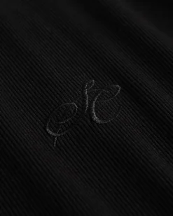 Henley Short Sleeve Black