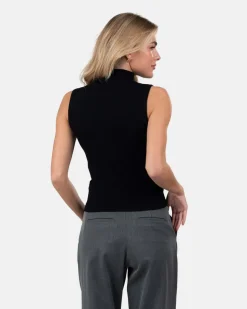 Highneck knitted Top Sort