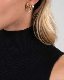Highneck knitted Top Sort