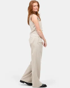 Hør Suitpants Beige