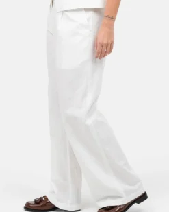 Hør Suitpants Hvid