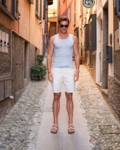 Hørshorts Beige