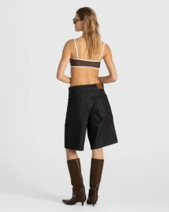 Jorts Darkwash Selvedge dame