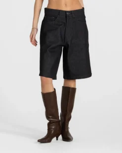 Jorts Darkwash Selvedge dame