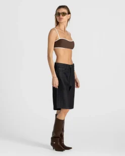 Jorts Darkwash Selvedge dame
