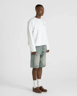 Jorts Light Blue Vintage Wash
