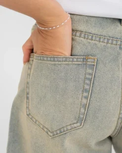 Jorts Light Blue Vintage Wash