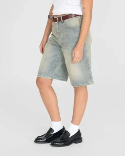 Jorts Light Blue Vintage Wash