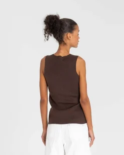 Knit top Brown