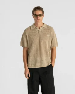 Knitted Polo Beige