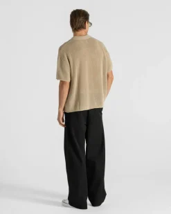 Knitted Polo Beige