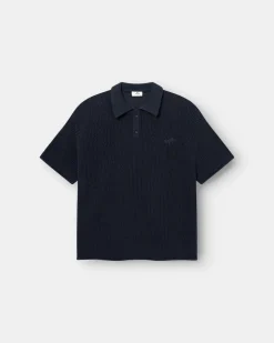 Knitted Polo Navy