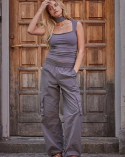 Laila x SC Collab: Cargo Pants Grey