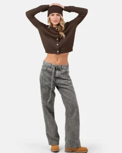 Light Weight Cardigan Brown