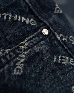 Monogram Denim Jeans Indigo