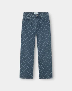 Monogram Denim Jeans Indigo