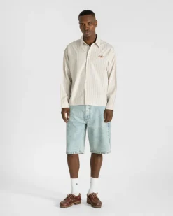 Oxford Longsleeve Shirt Brown Striped