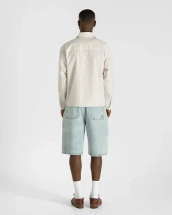 Oxford Longsleeve Shirt Brown Striped