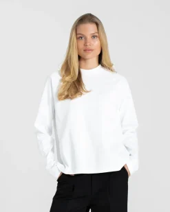 Raglan Longsleeve T-shirt White dame