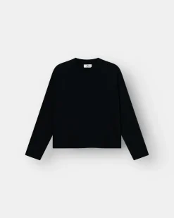 Raglan Longsleeve T-shirt Black dame