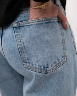 Regular Denim Jeans Light Blue